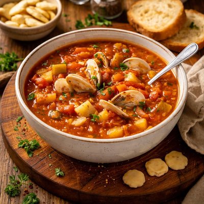 Image of Tasty Manhattan Clam Chowder