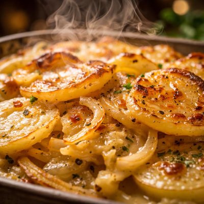 Image of Tasty Scalloped Potatoes and Onions