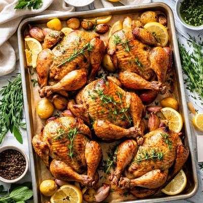 Image of Tasty Tarragon Cornish Game Hens
