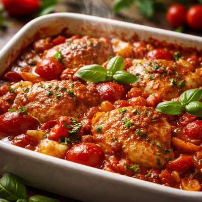 Image of Tasty Tomato Chicken Casserole