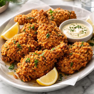 Image of Tater Dipped Oven Fried Chicken