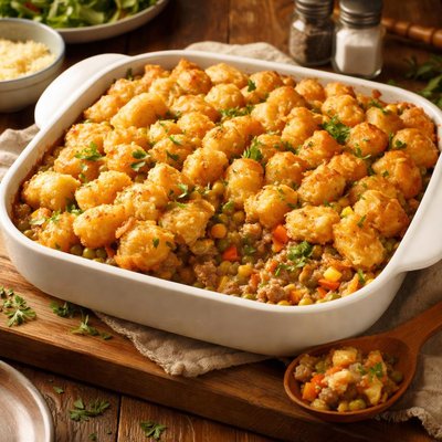 Image of Tater Tot Casserole with Veggies