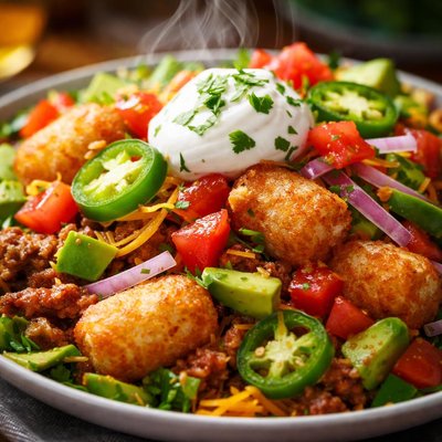 Image of Tater Tot Taco Salad