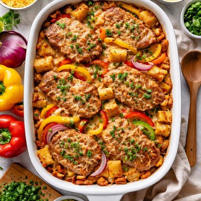 Image of Taters and Chops Casserole