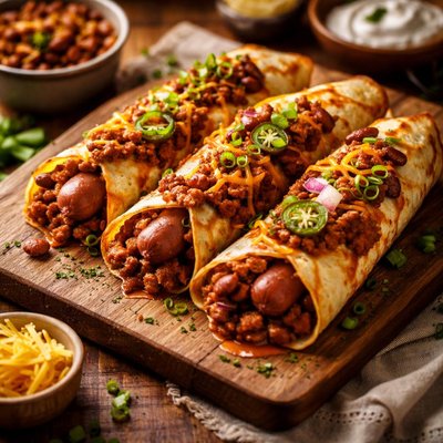 Image of Teensters Chili Dog Crepes