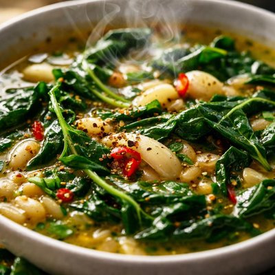 Image of Ten Mothers Garlic and Spinach Soup