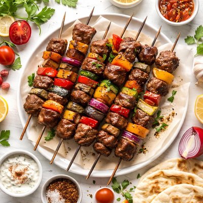 Image of Tender Beef Kabobs Shashlik