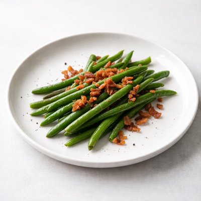 Image of Tender Green Beans with Pancetta
