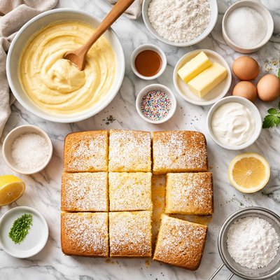 Image of Tender Moist Yellow Cake from Scratch