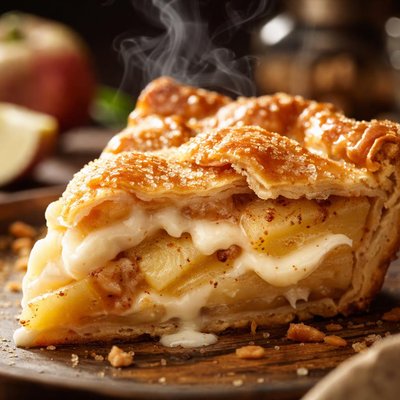 Image of Tender Texas Apple Cream Pie