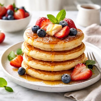 Image of Tender Yeast Pancakes