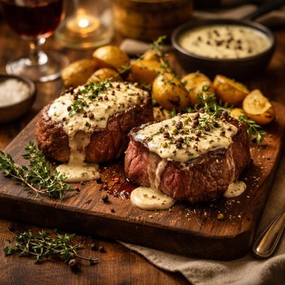 Image of Tenderloin for Two with Peppercorn Cream