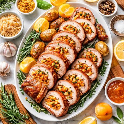 Image of Tenderloin of Pork with Apricot Stuffing