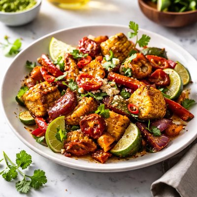 Image of Tequila Chili Spiked Vegetables