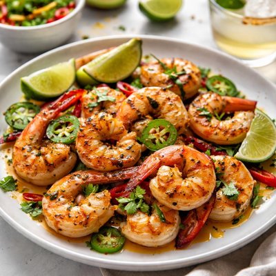 Image of Tequila Jalapeno Marinated Shrimp