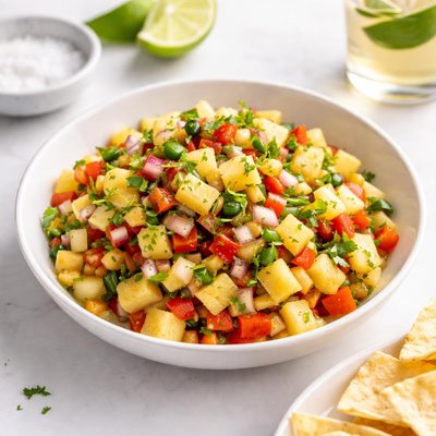 Image of Tequila Lime Pineapple Salsa