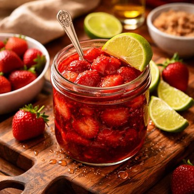 Image of Tequila Lime Strawberry Compote