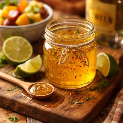 Image of Tequila Lime Syrup for Fruit Salad