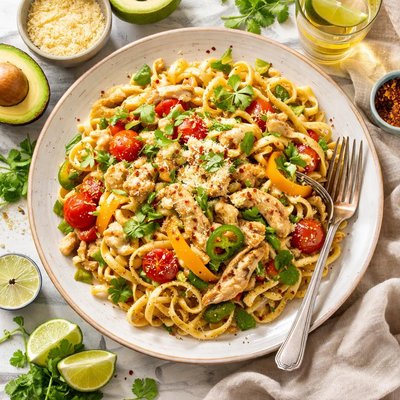 Image of Tequila Turkey Fettuccini