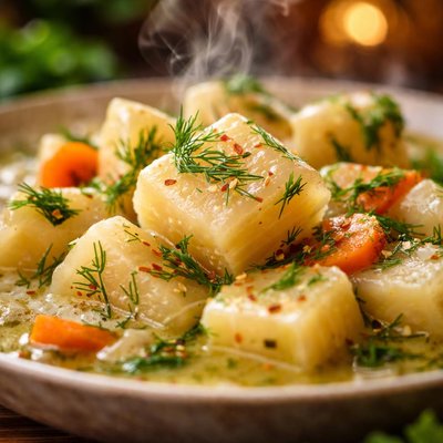 Image of Terbiyeli Kereviz Poached Celeriac