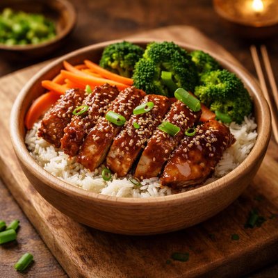 Image of Teriyaki Chicken Rice Bowl for One