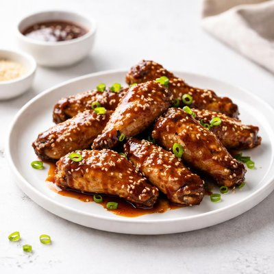 Image of Teriyaki Chicken Wings Crock Pot Slow Cooker Option