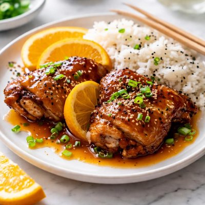 Image of Teriyaki Chicken with Orange Sauce
