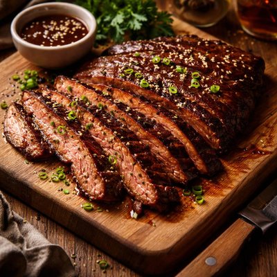 Image of Teriyaki Flank Steaks