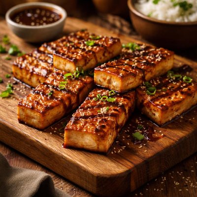 Image of Teriyaki Grilled Tofu