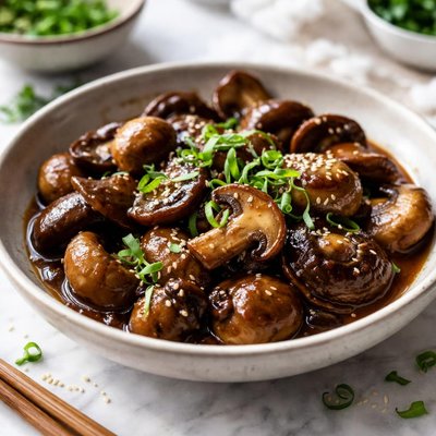 Image of Teriyaki Mushrooms