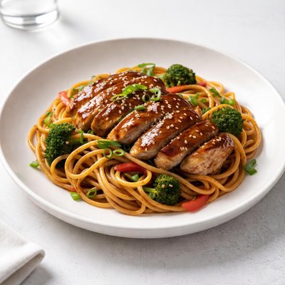 Image of Teriyaki Pasta with Chicken