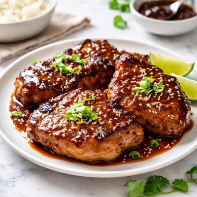 Image of Teriyaki Pork Chops Oamc