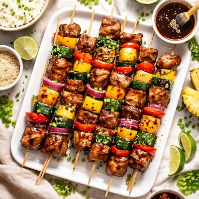 Image of Teriyaki Pork Kabobs