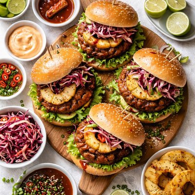Image of Teriyaki Turkey Burgers