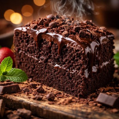 Image of Terminally Lazy Chocolate Cake