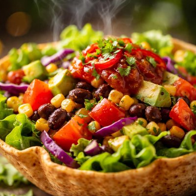 Image of Terrific Taco Salad Diabetic Vegetarian Friendly