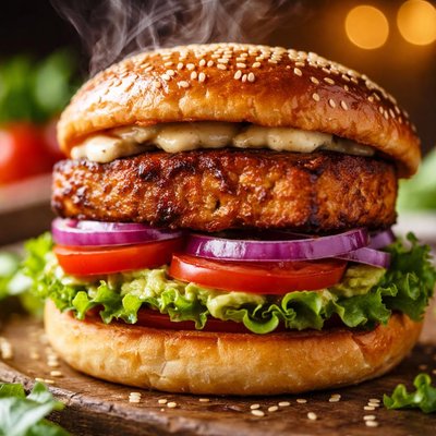 Image of Terrific Tofu Burgers