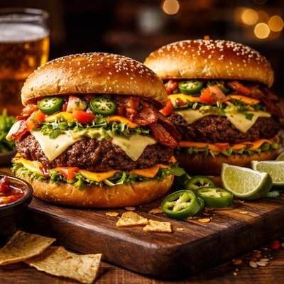 Image of Tex Mex Burgers Texotic Mexotic Burgers