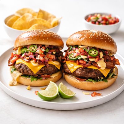 Image of Tex Mex Cheeseburgers