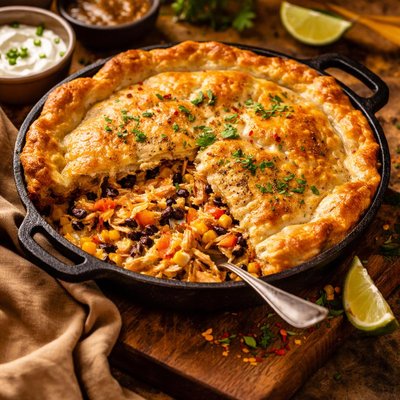Image of Tex Mex Chicken Pot Pie