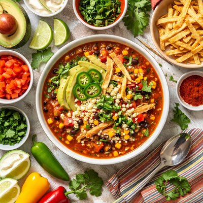 Image of Tex Mex Chicken Tortilla Soup