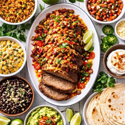 Image of Tex Mex Crock Pot Meatloaf Dinner