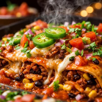 Image of Tex Mex Firecracker Enchilada Casserole