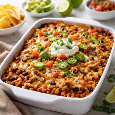 Image of Tex Mex Gooey Casserole