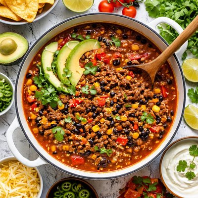 Image of Tex Mex Ground Beef Stew