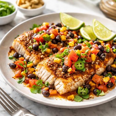 Image of Tex Mex Haddock or Cod from Microwave