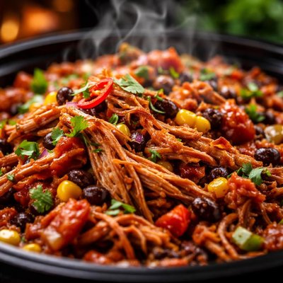 Image of Tex Mex Pulled Pork Crock Pot