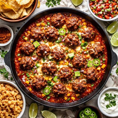 Image of Tex Mex Spicy Meatballs