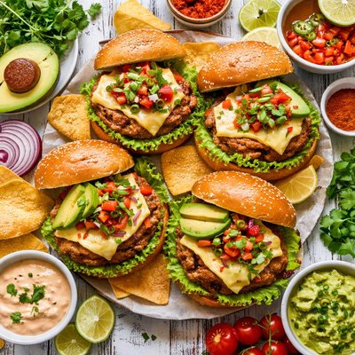Image of Tex Mex Turkey Burgers