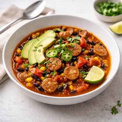 Image of Tex Mex Turkey Sausage Stew